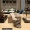 Balenciaga Coated Canvas Cagole Flat Sandals Beige 2023