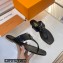 Louis Vuitton Patent calf leather Shake Flat Thong Black 2023