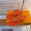 Louis Vuitton Patent calf leather Shake Flat Thong Orange 2023