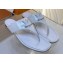 Louis Vuitton Patent calf leather Shake Flat Thong White 2023