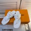 Louis Vuitton Patent calf leather Shake Flat Thong White 2023