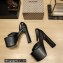 Balenciaga Heel 13cm platform 7cm Camden Sandals calfskin Black 2023