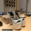 Balenciaga Heel 13cm platform 7cm Camden Sandals rhinestones Silver 2023
