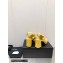 Chanel Heel Patent Crumpled Lambskin Sandals G45016 Yellow 2023