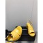Chanel Heel Patent Crumpled Lambskin Sandals G45016 Yellow 2023