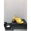 Chanel Heel Patent Crumpled Lambskin Sandals G45016 Yellow 2023