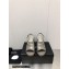 Chanel Heel Patent Crumpled Lambskin Sandals G45016 Gray 2023