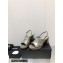 Chanel Heel Patent Crumpled Lambskin Sandals G45016 Gray 2023