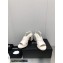 Chanel Heel Patent Crumpled Lambskin Sandals G45016 White 2023