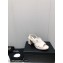 Chanel Heel Patent Crumpled Lambskin Sandals G45016 White 2023