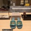 Balenciaga Heel 7cm BB Plaque Groupie Sandals in Leather crocodile print Green 2023