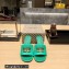 Balenciaga Heel 7cm BB Plaque Groupie Sandals in Leather Green 2023