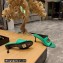 Balenciaga Heel 7cm BB Plaque Groupie Sandals in Leather Green 2023