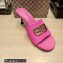 Balenciaga Heel 7cm BB Plaque Groupie Sandals in Leather Fuchsia 2023