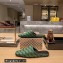 Balenciaga Coated Canvas Cosy BB Mules Green 2023
