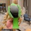 Balenciaga Heel 6.5cm feather-detail mules sandals Green 2023