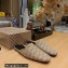 Balenciaga Coated Canvas Cosy BB Mules Beige 2023