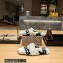 Balenciaga Teddy Mules White in fake fur and black contrasted Allover Logo 2023
