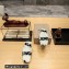 Balenciaga Teddy Mules White in fake fur and black contrasted Allover Logo 2023