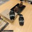 Balenciaga Teddy Mules Black in fake fur and black contrasted Allover Logo 2023