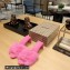 Balenciaga Heel 6.5cm feather-detail mules sandals Pink 2023