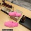 Balenciaga Teddy Faux Fur Mules Pink 2023