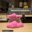 Balenciaga Teddy Faux Fur Mules Pink 2023