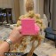 Balenciaga Heel 6.5cm feather-detail mules sandals Pink 2023