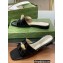 Gucci slide sandals with Tiger head detail hardware 750509 Black 2023