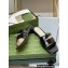 Gucci slide sandals with Tiger head detail hardware 750509 Black 2023