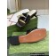 Gucci slide sandals with Tiger head detail hardware 750509 Black 2023