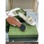 Gucci slide sandals with Tiger head detail hardware 750509 White 2023