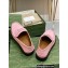 Gucci Interlocking G cut-out loafers 738676 Pink 2023