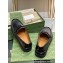 Gucci Interlocking G cut-out loafers 738676 Black 2023