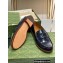 Gucci Interlocking G cut-out loafers 738676 Dark Blue 2023