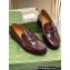 Gucci Interlocking G cut-out loafers 738676 Burgundy 2023