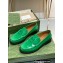 Gucci Interlocking G cut-out loafers 738676 Green 2023