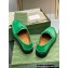 Gucci Interlocking G cut-out loafers 738676 Green 2023
