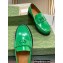 Gucci Interlocking G cut-out loafers 738676 Green 2023