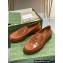 Gucci Interlocking G cut-out loafers 738676 Brown 2023