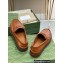 Gucci Interlocking G cut-out loafers 738676 Brown 2023
