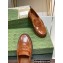 Gucci Interlocking G cut-out loafers 738676 Brown 2023