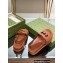 Gucci Interlocking G cut-out sandals 738687 Brown 2023