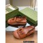 Gucci Interlocking G cut-out sandals 738687 Brown 2023