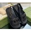 Gucci Interlocking G cut-out sandals 738687 Black 2023