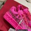 Valentino ONE STUD XL low-top sneakers in nappa leather and Crystals Fuchsia 2023