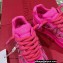 Valentino ONE STUD XL low-top sneakers in nappa leather and Crystals Fuchsia 2023