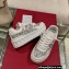 Valentino ONE STUD XL NAPPA LEATHER low-top sneakers in nappa leather and Crystals White 2023