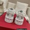 Valentino ONE STUD XL NAPPA LEATHER low-top sneakers in nappa leather and Crystals White 2023