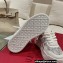 Valentino ONE STUD XL NAPPA LEATHER low-top sneakers in nappa leather and Crystals White 2023